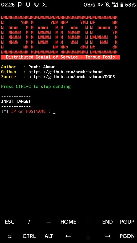 <b>Ddos attack</b> tool for<b> termux</b> What is<b> ddos attack</b> That is what a Distributed Denial of Service (DDoS) attack is—a method where cybercriminals flood a network with so much traffic that it cannot operate or communicate as it normally would. . Ddos attack github termux